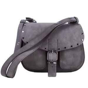 Rebecca Minkoff Biker Suede Saddle Bag